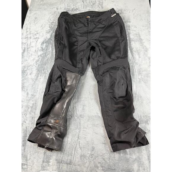 Klim Induction Motorcycle Mesh Pants Size 42 Black Armored Street Riding Ins:33 - Picture 1 of 13